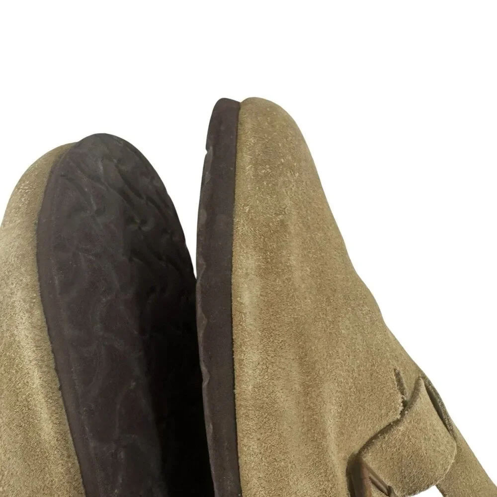 Birkenstock Betula Boston Clogs 10 US 43 EU NARROW Mules Brown Suede Mens READ